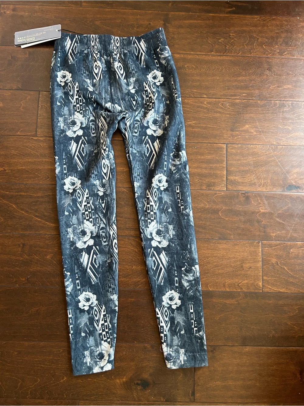 New Women’s Thermal Leggings Printed Sz S/M Cotton Spandex Gscase